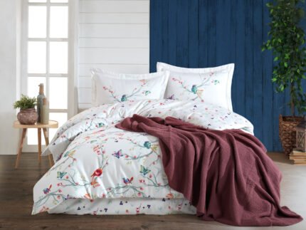 Tek Kişilik %100 Pamuklu  Nevresim Takımı