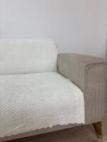 Kadife Kanepe Örtüsü – (Silikon Kaydırmaz Tabanlı) - Görsel 7