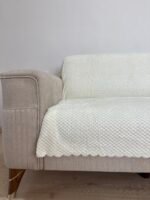 Kadife Kanepe Örtüsü – (Silikon Kaydırmaz Tabanlı) - Görsel 9