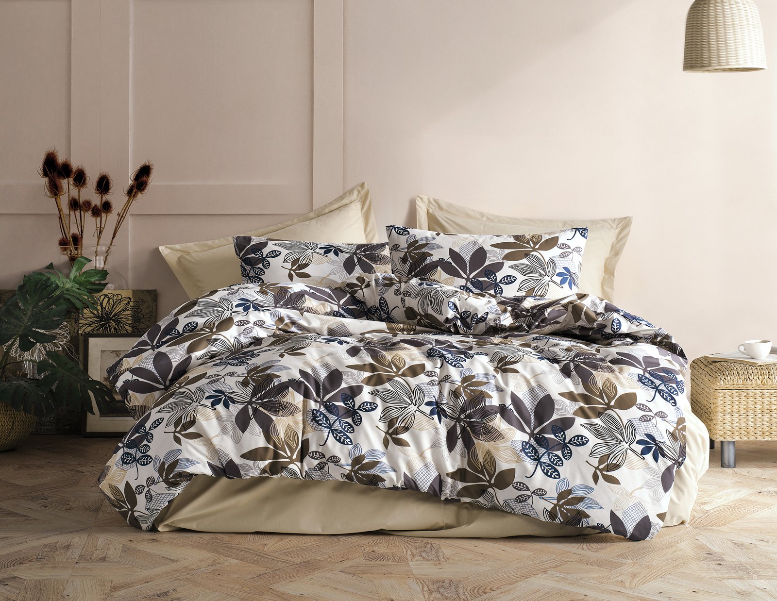 Desen (49) Çift Kişilik %80 Pamuklu Nevresim Takımı - Görsel 1