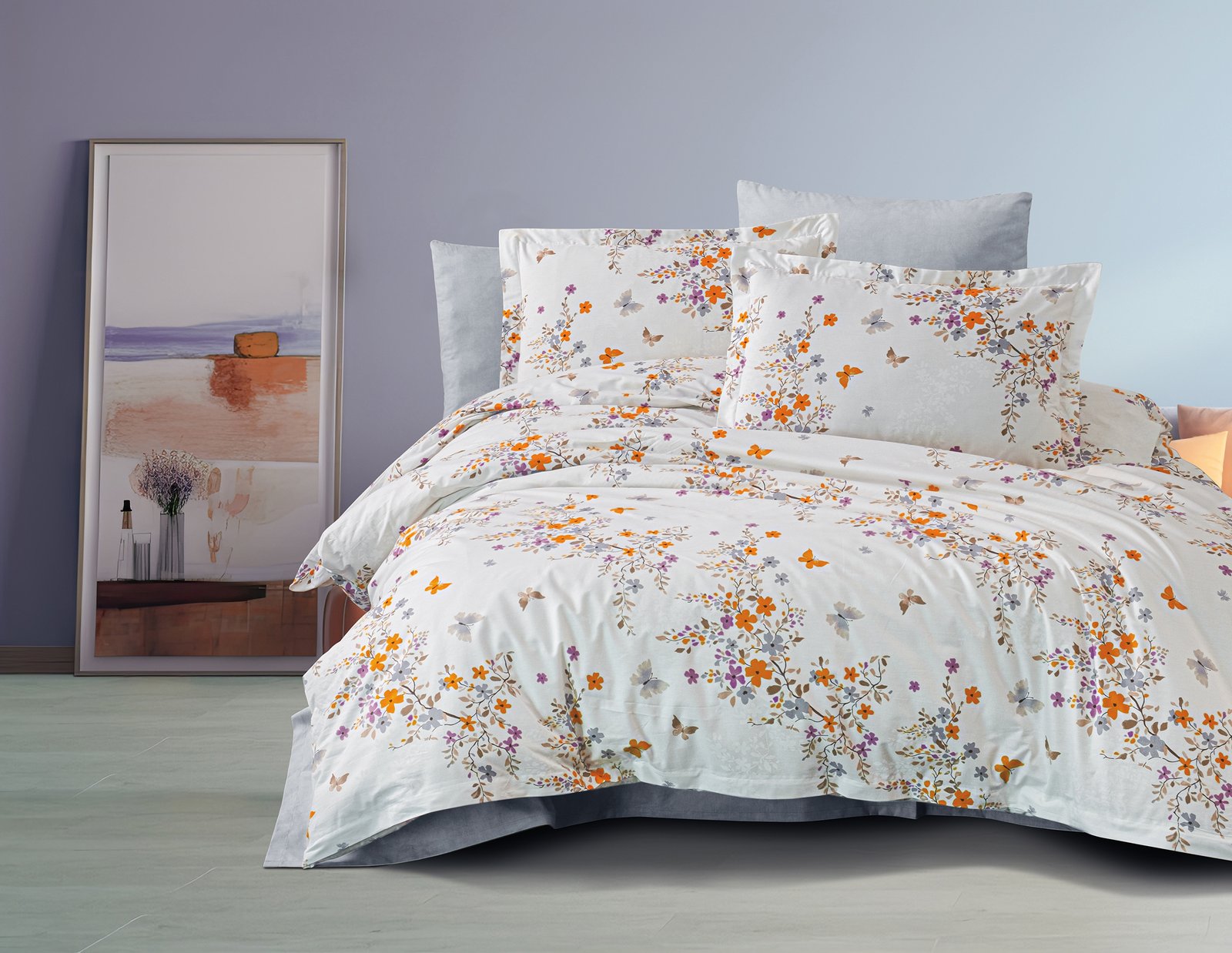 Desen (50) Çift Kişilik %80 Pamuklu Nevresim Takımı - Görsel 1