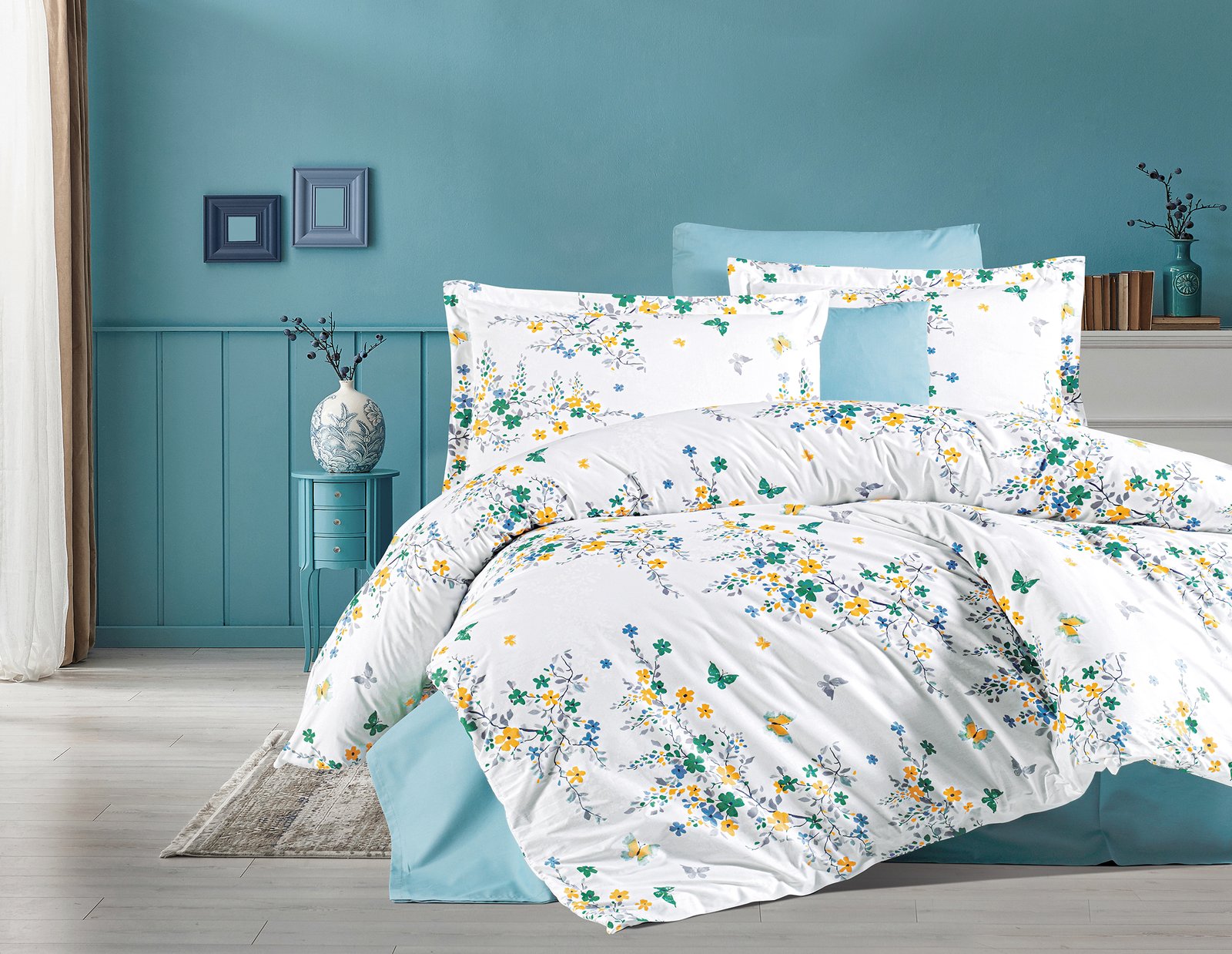 Desen (51) Çift Kişilik %80 Pamuklu Nevresim Takımı - Görsel 1