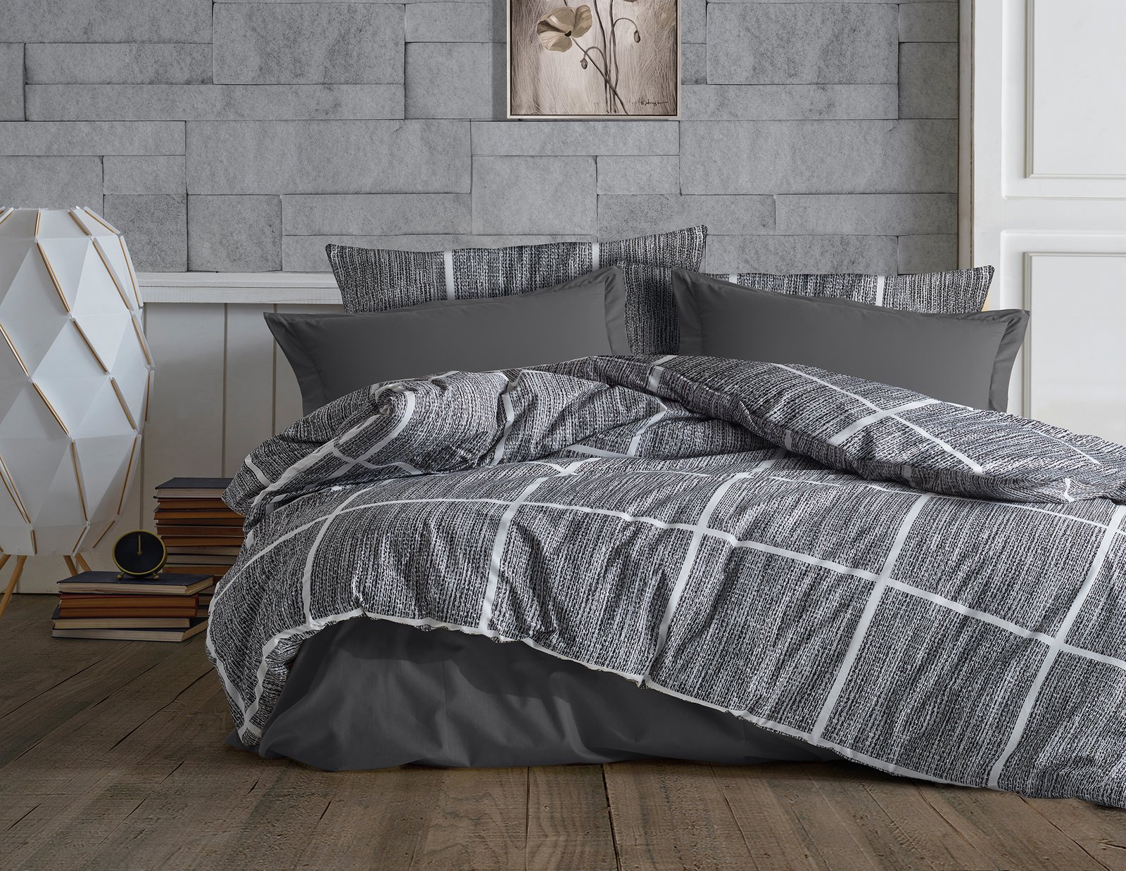 Desen (54) Tek Kişilik %80 Pamuklu Nevresim Takımı - Görsel 1