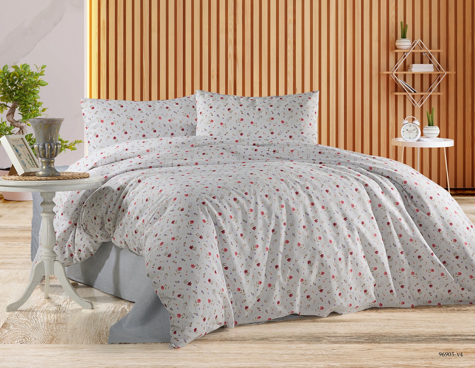 Desen (6) Tek Kişilik %80 Pamuklu Nevresim Takımı - Görsel 1